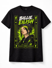 Billie Eilish Pop Music Singer Portrait Graphic Fan Unisex T-Shirt
