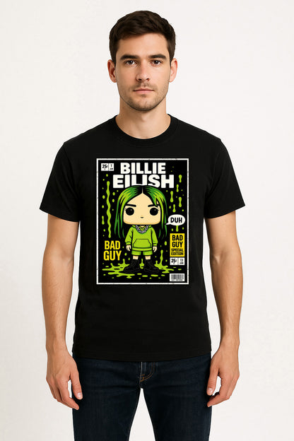 Billie Eilish Bad Guy Electropop Funko Pop Style Unisex T-Shirt