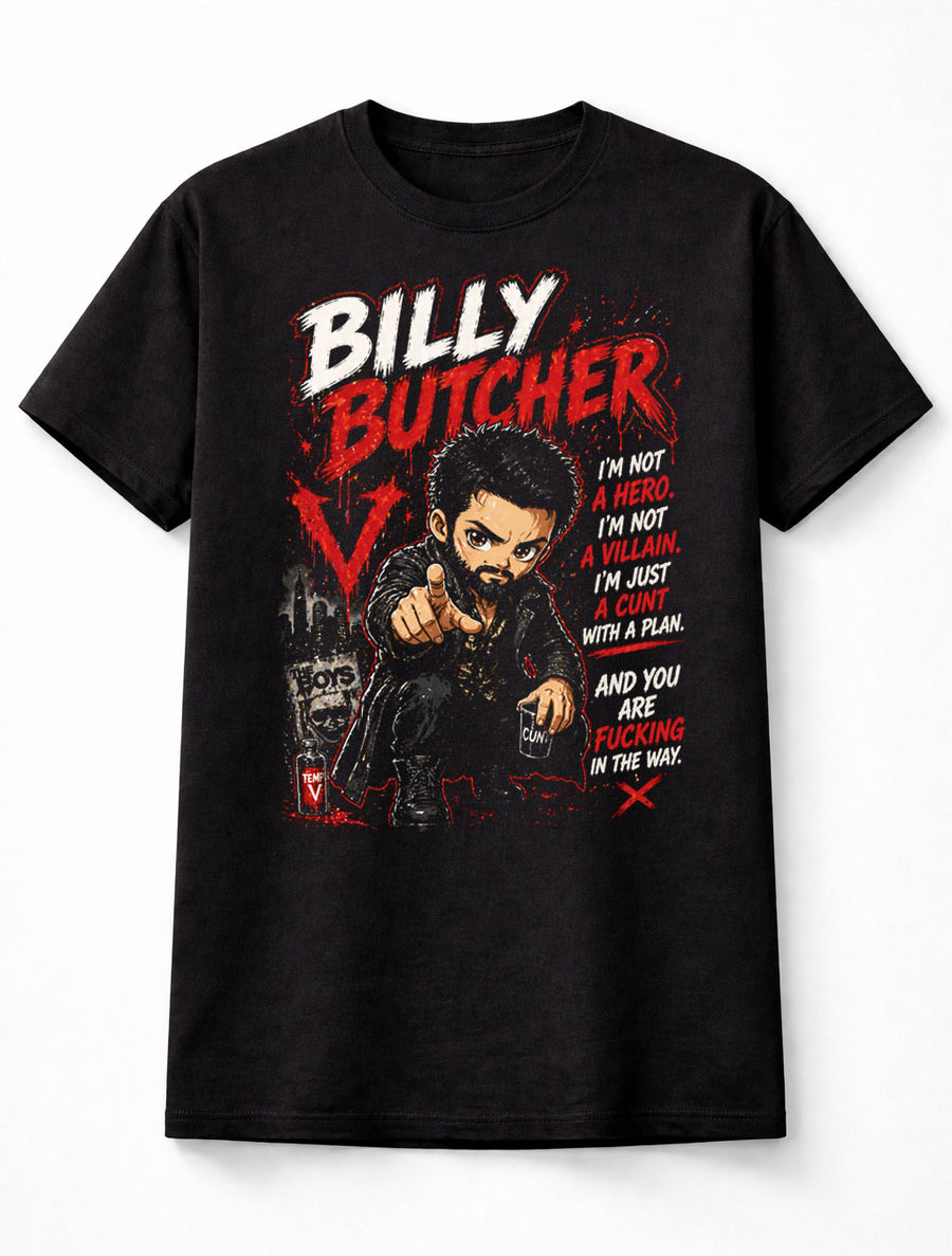 Billy Butcher The Boys Dark Superhero TV Show Graphic Tee Unisex Adults & Kids T-Shirt