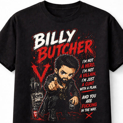 Billy Butcher The Boys Dark Superhero TV Show Graphic Tee Unisex Adults & Kids T-Shirt