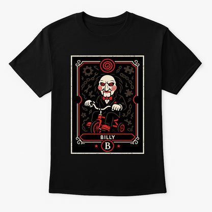 Billy Retro Horror Puppet Unisex T-Shirt Saw-Inspired Graphic Tee