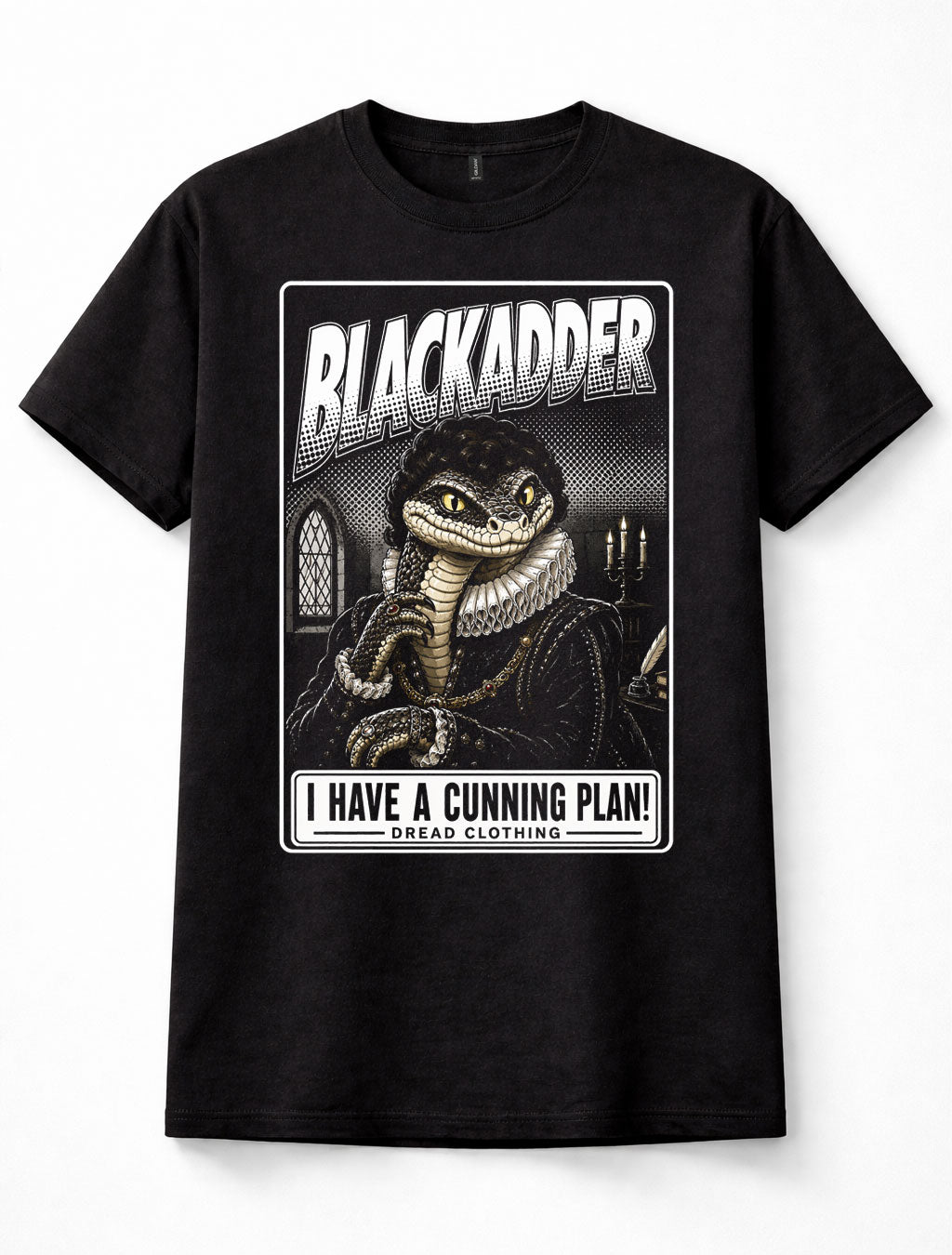 Blackadder Cunning Plan Snake Comedy TV Quote Unisex T-Shirt