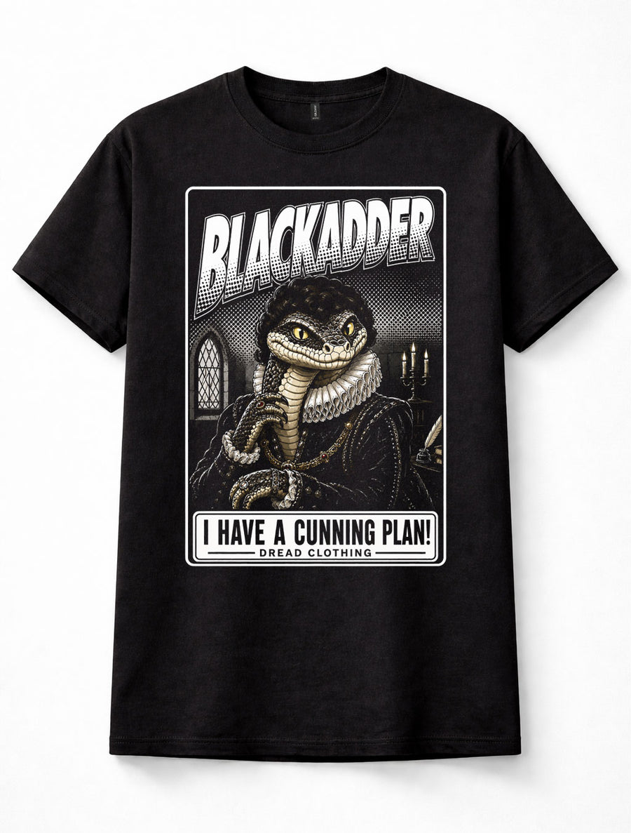 Blackadder Cunning Plan Snake Comedy TV Quote Unisex T-Shirt