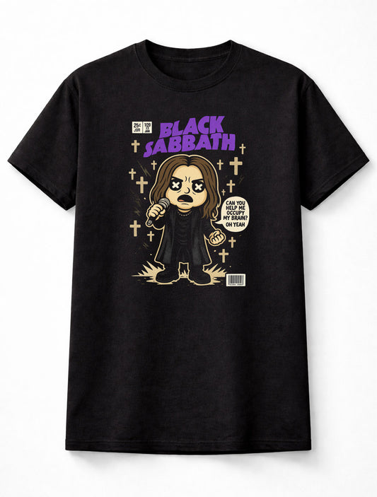 Black Sabbath Ozzy Osbourne Paranoid Can You Help Me Occupy My Brain Adults & Kids Unisex T-Shirt