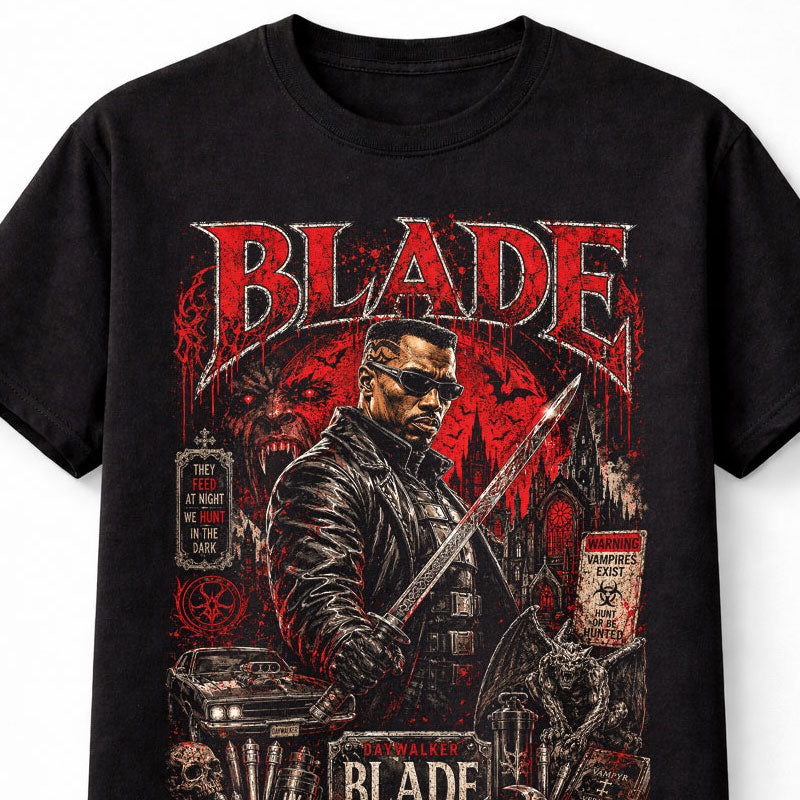 Blade Daywalker Vampire Hunter Marvel Movie Unisex T-Shirt