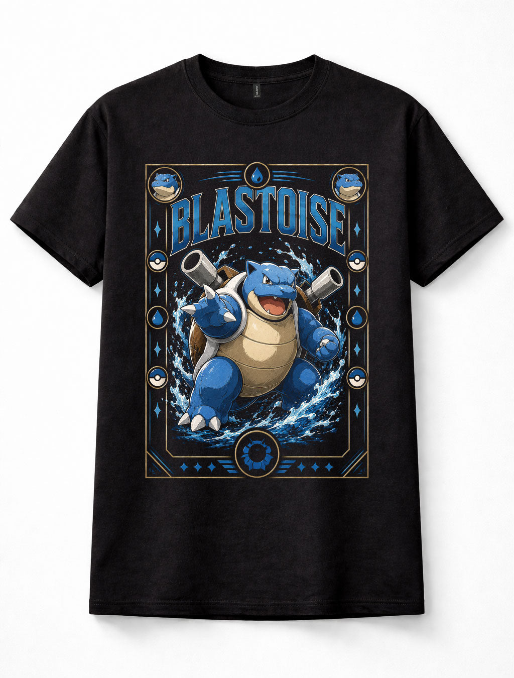 Pokemon Blastoise Water Starter Kanto Trainer Game Unisex T-Shirt