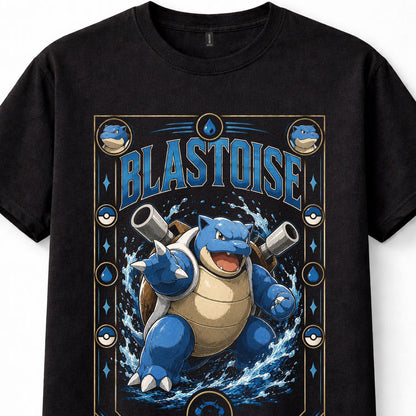 Pokemon Blastoise Water Starter Kanto Trainer Game Unisex T-Shirt