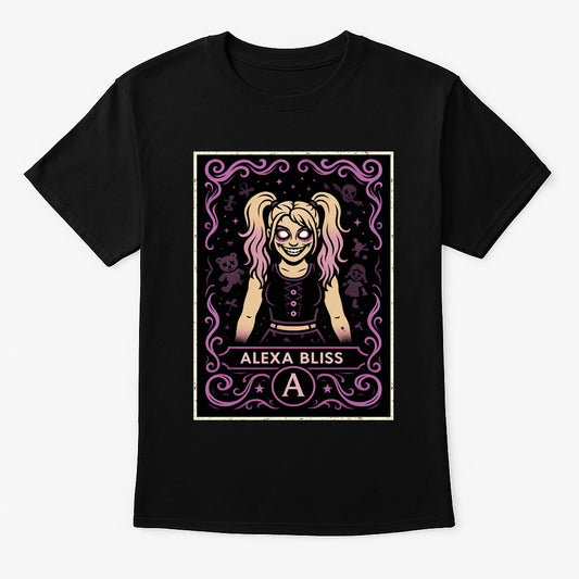 Alexa Bliss “Twisted” Unisex T-Shirt Wrestling Superstar Dark Dollhouse Graphic Tee