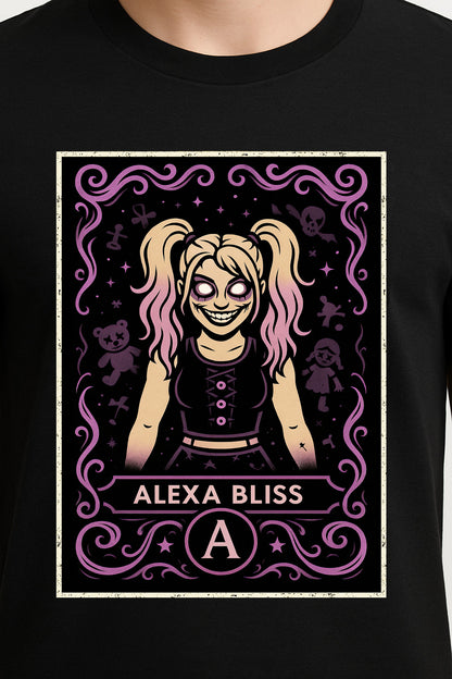 Alexa Bliss “Twisted” Unisex T-Shirt Wrestling Superstar Dark Dollhouse Graphic Tee