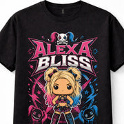 Alexa Bliss WWE Goddess Twisted Bliss Wrestling Pop Graphic Unisex T-Shirt