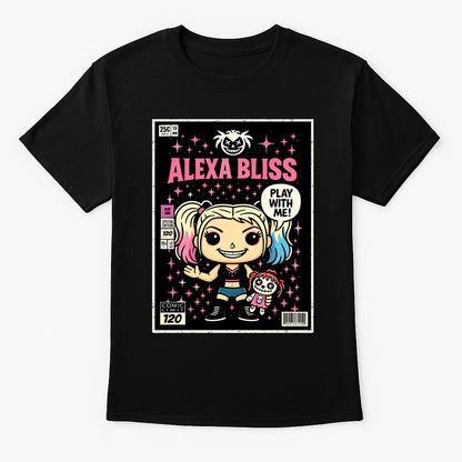 Alexa Bliss Twisted Bliss Vintage Unisex T-Shirt Dark Funko Pop Wrestling Tee