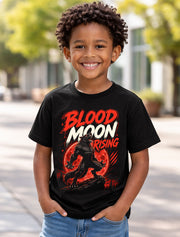 Blood Moon Rising Werewolf Horror Graphic Unisex T-Shirt