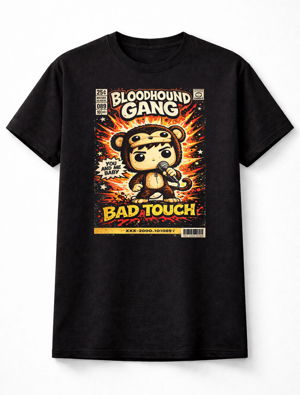 Bloodhound Gang Bad Touch Funny Retro Music Parody Adults Unisex T-Shirt