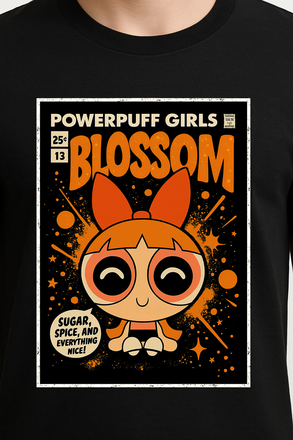 Powerpuff Girls Blossom Sugar Spice and Everything Nice Retro Comic Cover Unisex T-Shirt