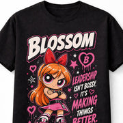 Powerpuff Girls Blossom Leadership Quote Cartoon Graphic Unisex T-Shirt