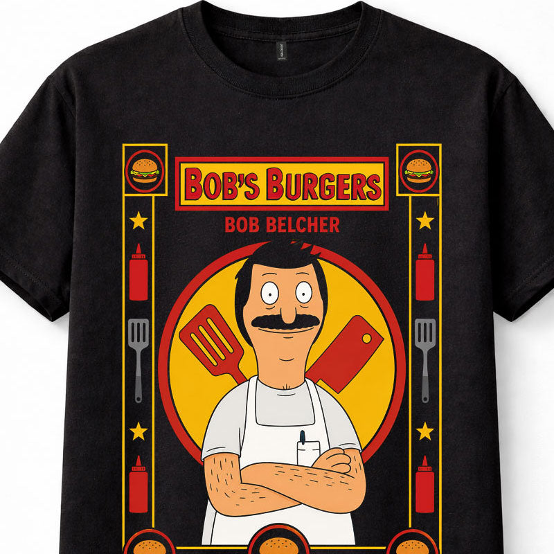 Bob's Burgers Bob Belcher Cartoon Comedy Graphic Tee Unisex T-Shirt