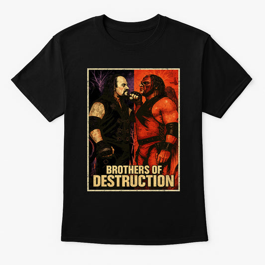 Brothers of Destruction Vintage Wrestling Unisex T-Shirt WWE Legends