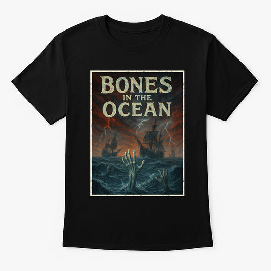 The Longest Johns Bones in the Ocean Unisex T-Shirt | Sea Shanty Folk Song Tee