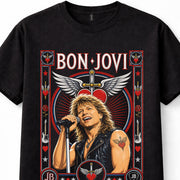 Bon Jovi Jon Bon Jovi Classic Rock Band Music Fan Unisex T-Shirt