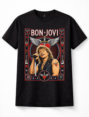 Bon Jovi Jon Bon Jovi Classic Rock Band Music Fan Unisex T-Shirt