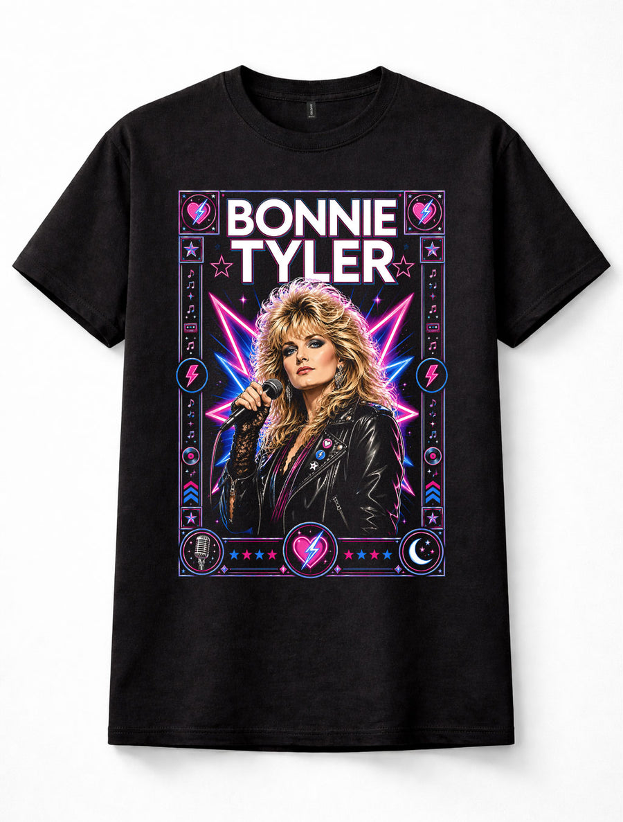 Bonnie Tyler Rock Music Singer 80s Pop Retro Graphic Unisex T-Shirt