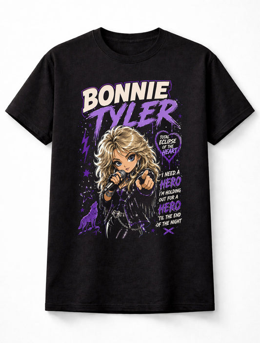 Bonnie Tyler Holding Out For A Hero Retro Music Unisex T-Shirt
