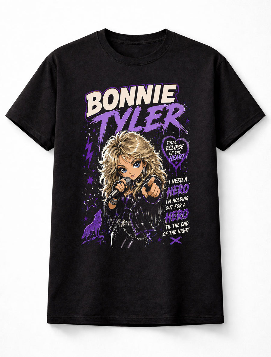 Bonnie Tyler Holding Out For A Hero Retro Music Unisex T-Shirt