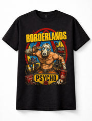 Borderlands Psycho Pandora Vault Hunter Gaming Unisex T-Shirt