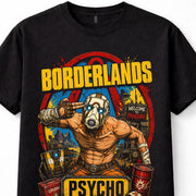 Borderlands Psycho Pandora Vault Hunter Gaming Unisex T-Shirt