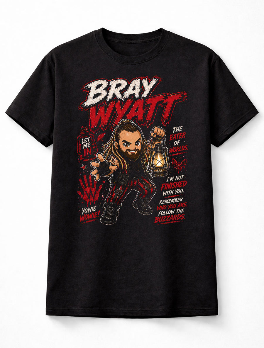 Bray Wyatt Eater of Worlds Let Me In Lantern WWE Wrestling Unisex T-Shirt