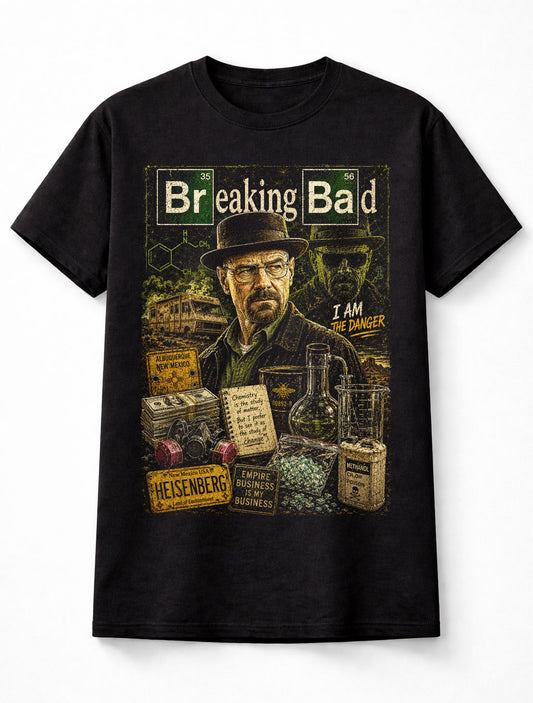 Breaking Bad Heisenberg Walter White TV Series Unisex T-Shirt