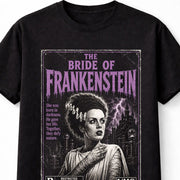 Bride of Frankenstein Gothic Monster Vintage Horror VHS Unisex T-Shirt