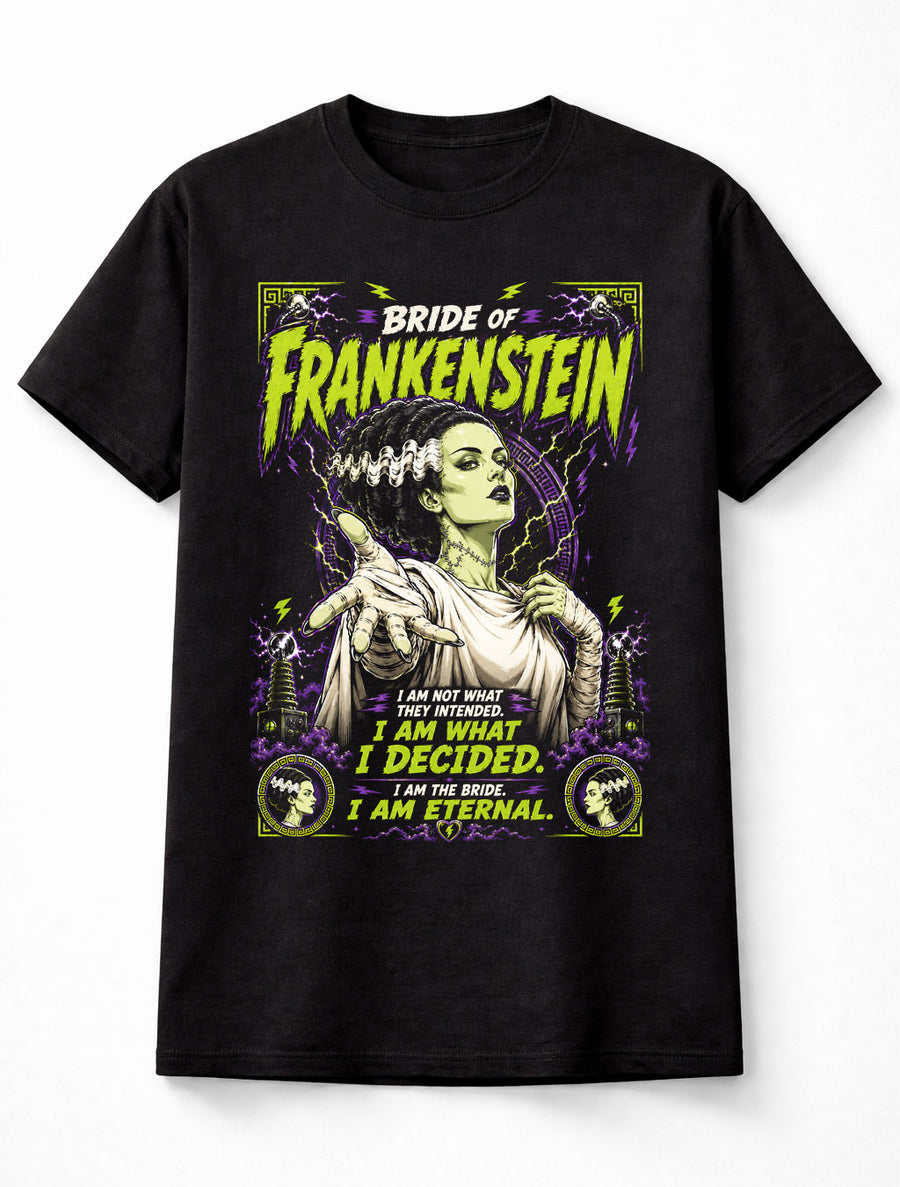 Bride Of Frankenstein Classic Horror Gothic Monster Unisex T-Shirt