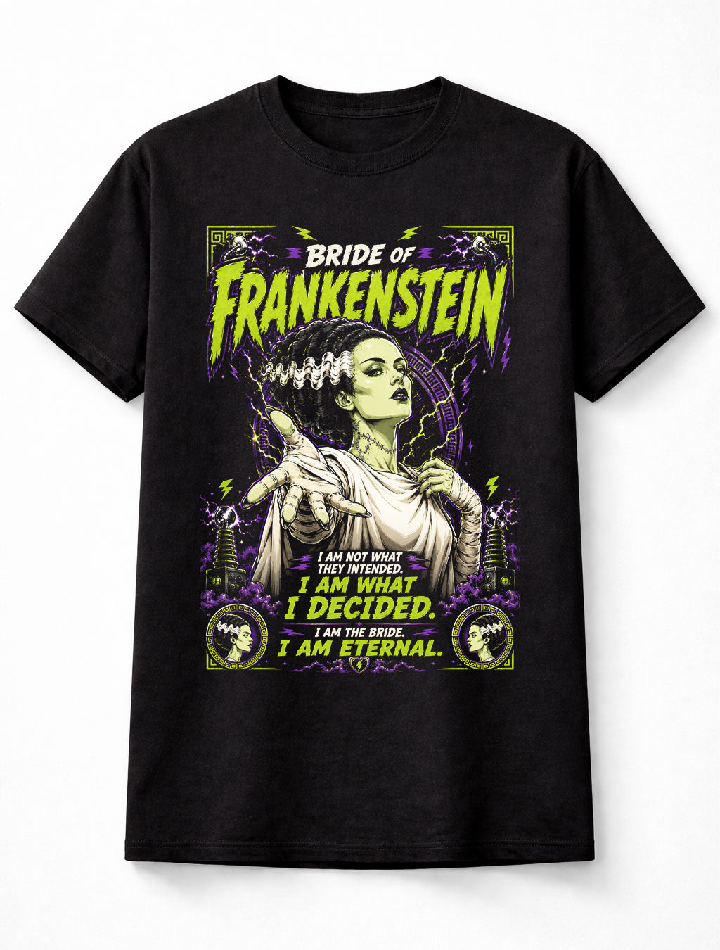 Bride Of Frankenstein Classic Horror Gothic Monster Unisex T-Shirt