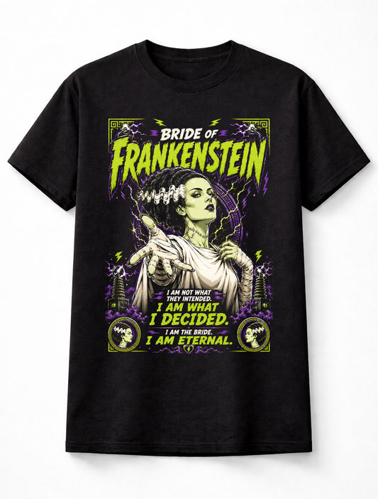 Bride Of Frankenstein Classic Horror Gothic Monster Unisex T-Shirt