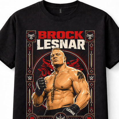 Brock Lesnar WWE Beast Incarnate Wrestling Graphic Unisex T-Shirt