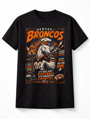 Denver Broncos NFL Horse Mascot Football Fan Gift Unisex T-Shirt