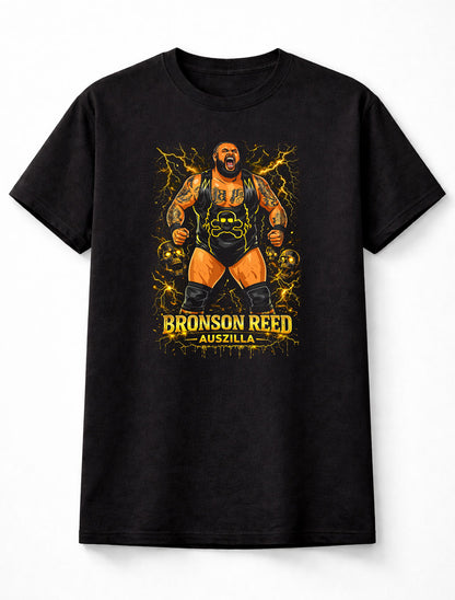 Bronson Reed Auszilla Graphic T Shirt Wrestling Power Tee WWE Adults & Kids Unisex T-Shirt