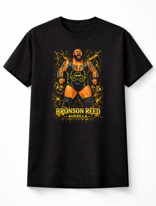 Bronson Reed Auszilla Graphic T Shirt Wrestling Power Tee WWE Adults & Kids Unisex T-Shirt