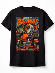 Cleveland Browns NFL Dawg Pound Bulldog Football Fan Gift Unisex T-Shirt