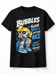 Powerpuff Girls Bubbles Sugar Spice Nice Cartoon Graphic Unisex T-Shirt