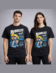 Powerpuff Girls Bubbles Sugar Spice Nice Cartoon Graphic Unisex T-Shirt