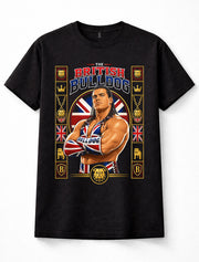 British Bulldog Davey Boy Smith WWE Wrestling Union Jack Unisex T-Shirt