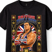 British Bulldog Davey Boy Smith WWE Wrestling Union Jack Unisex T-Shirt