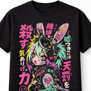 Anime Cyberpunk Bunny Girl Manga Japanese Graphic Unisex T-Shirt