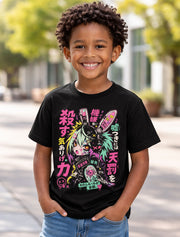 Anime Cyberpunk Bunny Girl Manga Japanese Graphic Unisex T-Shirt