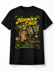 Mortal Kombat Johnny Cage Retro Arcade Gaming Unisex T-Shirt