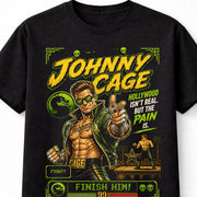 Mortal Kombat Johnny Cage Retro Arcade Gaming Unisex T-Shirt