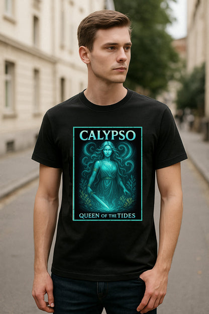 Calypso Queen of the Tides Unisex Ocean Goddess T-Shirt
