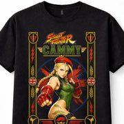 Street Fighter Cammy British Fighter Arcade Game Black Unisex T-Shirt